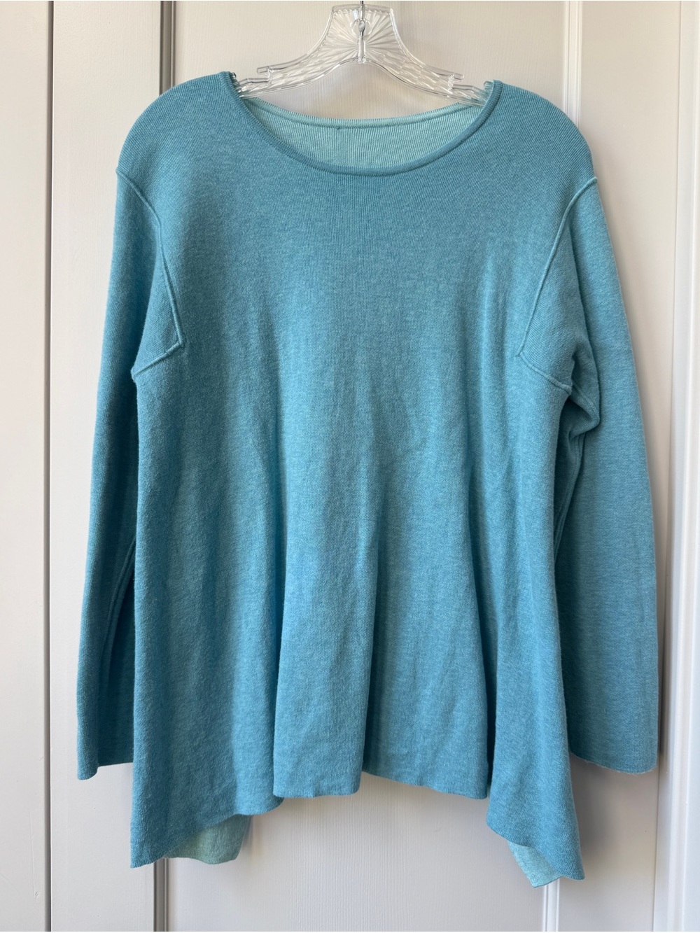 J. Jill Reversible Crewneck Swing Sweater